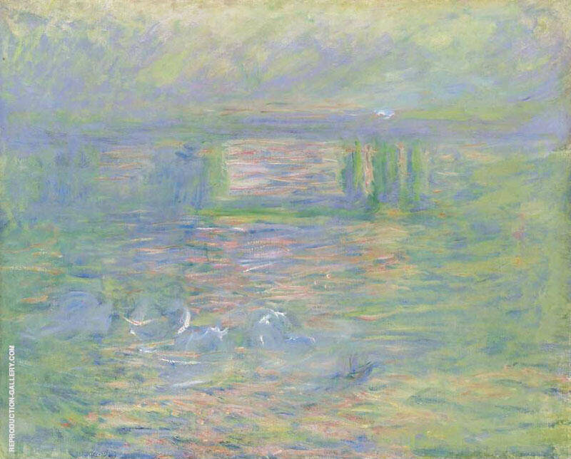 Charing Cross Bridge 1901 by Claude Monet | Oil Painting Reproduction