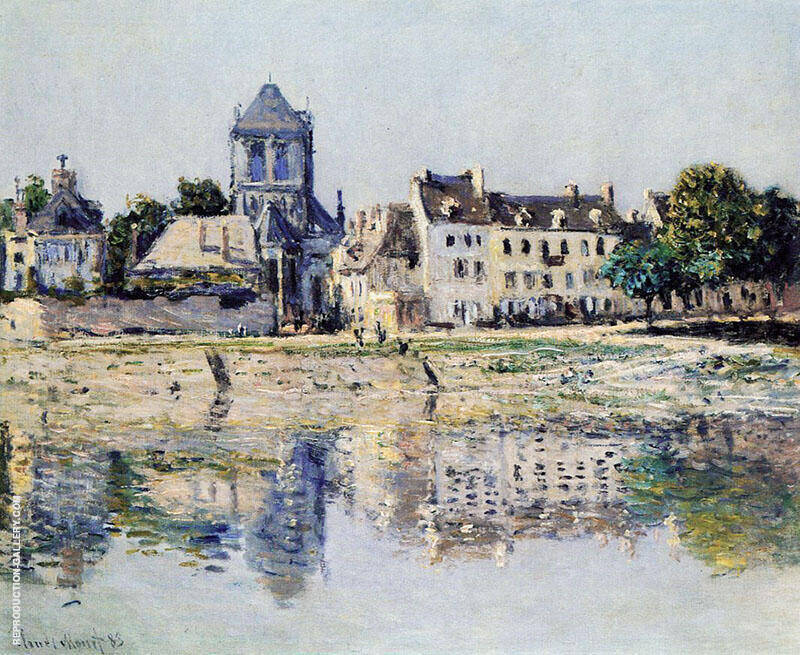 By the River at Vernon 1883 by Claude Monet | Oil Painting Reproduction