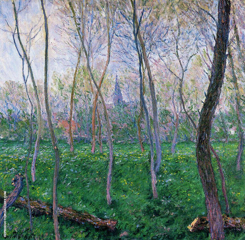 Bennecourt 1887 by Claude Monet | Oil Painting Reproduction