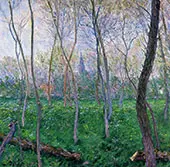 Bennecourt 1887 By Claude Monet
