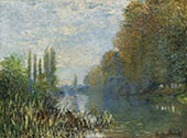 Banks of the Seine Autumn By Claude Monet
