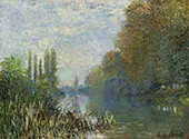 Banks of the Seine Autumn By Claude Monet