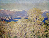 Antibes View of the Salis Gardens 1888 By Claude Monet