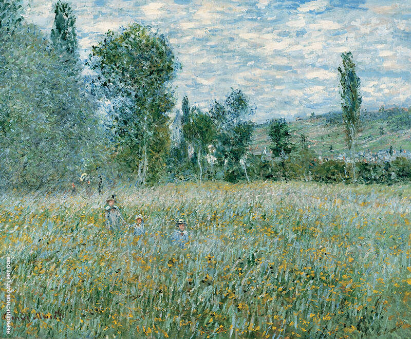 The Meadow 1879 by Claude Monet | Oil Painting Reproduction