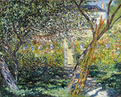 Monet's Garden at Vetheuil 1881 By Claude Monet