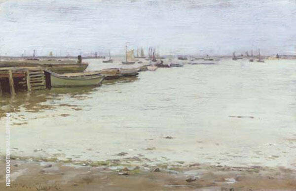 Gowanus Bay by William Merritt Chase | Oil Painting Reproduction