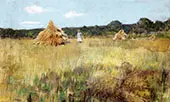 Grain Field Shinnecock Hills By William Merritt Chase