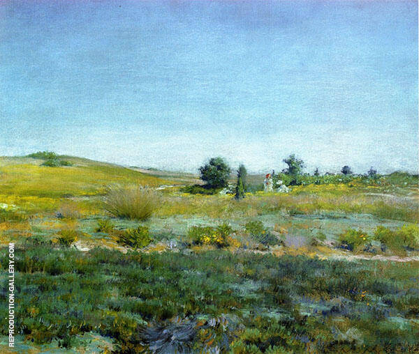 Gray Day in Spring by William Merritt Chase | Oil Painting Reproduction