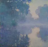 Morning Mists Giverny 1897 By Claude Monet
