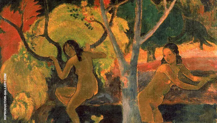 Bathers in Tahiti By Paul Gauguin