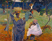 Among the Mangoes 1887 By Paul Gauguin