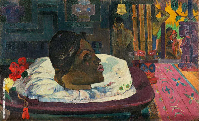 Arii Matamoe The Royal End 1882 By Paul Gauguin