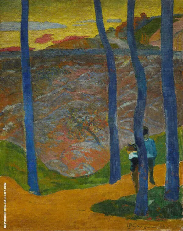 Blue Trees 1888 By Paul Gauguin