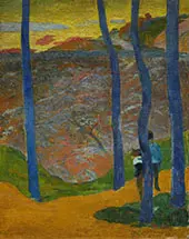 Blue Trees 1888 By Paul Gauguin