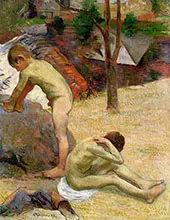 Breton Boys Bathing 1888 By Paul Gauguin