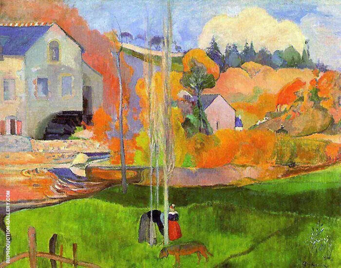 Breton Landscape 1894 By Paul Gauguin