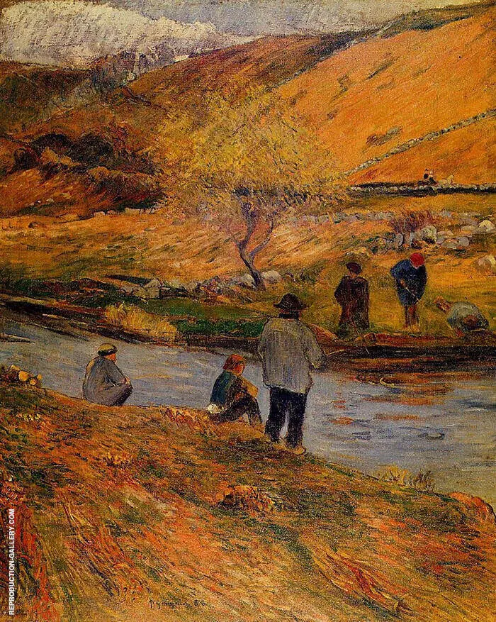 Breton Fishermen 1888 By Paul Gauguin