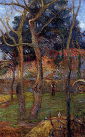 Bare Trees 1885 By Paul Gauguin