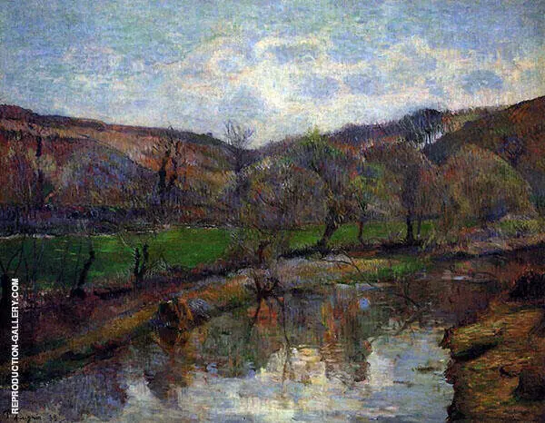Aven Valley Upstream of Pont Aven 1888 By Paul Gauguin