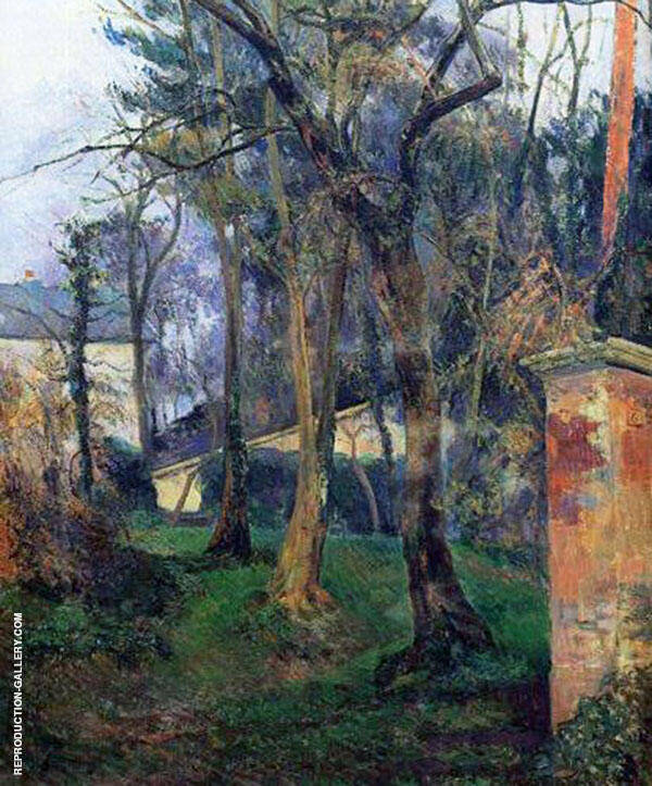 Abandoned Garden Rouen 1884 by Paul Gauguin | Oil Painting Reproduction