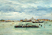 Gray Day on The Lagoon 1877 By William Merritt Chase