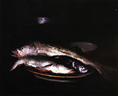 Grey and Silver Fish By William Merritt Chase