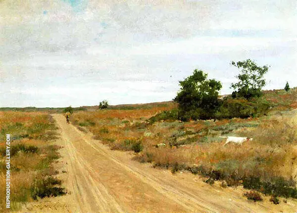 Hunting Game in Shinnecock Hills By William Merritt Chase