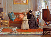 I am Going to See Grandma By William Merritt Chase