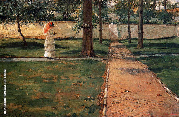 In Brooklyn Navy Yard by William Merritt Chase | Oil Painting Reproduction