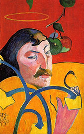 Caricature Self Portrait 1889 By Paul Gauguin