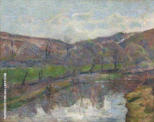 Brittany Landscape 1888 by Paul Gauguin | Oil Painting Reproduction