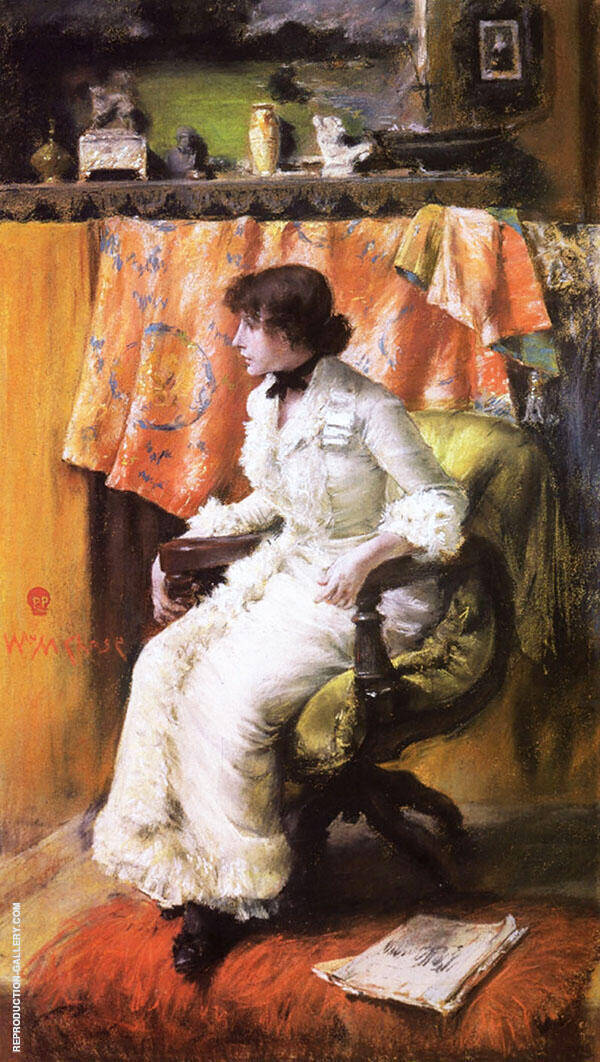 In The Studio 1884 by William Merritt Chase | Oil Painting Reproduction