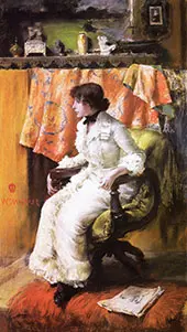 In The Studio 1884 By William Merritt Chase