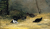 Chicken Coup 1875 By Paul Gauguin