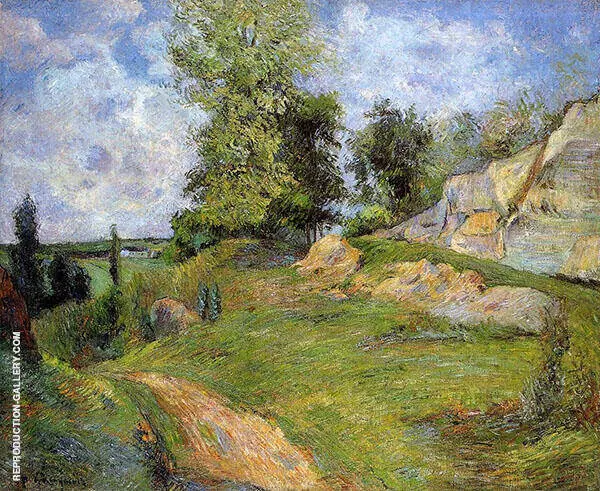 Chou Quarries at Pointoise 1882 By Paul Gauguin