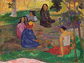 Les Parau Parau, Conversation 1891 By Paul Gauguin