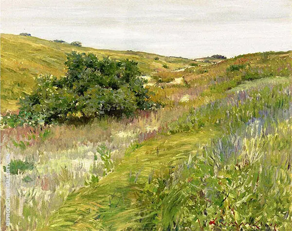 Landscape Hinnecock Hills By William Merritt Chase