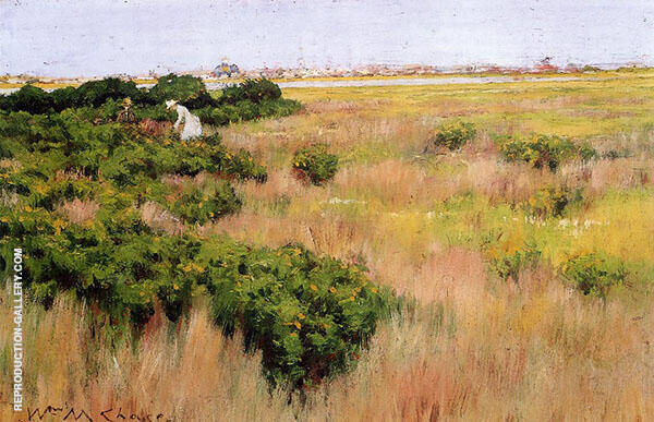 Landscape near Coney Island | Oil Painting Reproduction