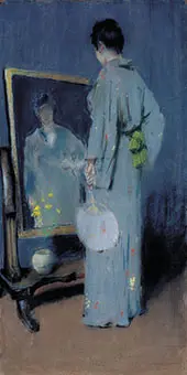 Making Her Toilet c1889 By William Merritt Chase