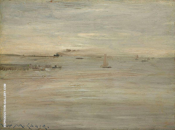 Marine c1888 by William Merritt Chase | Oil Painting Reproduction