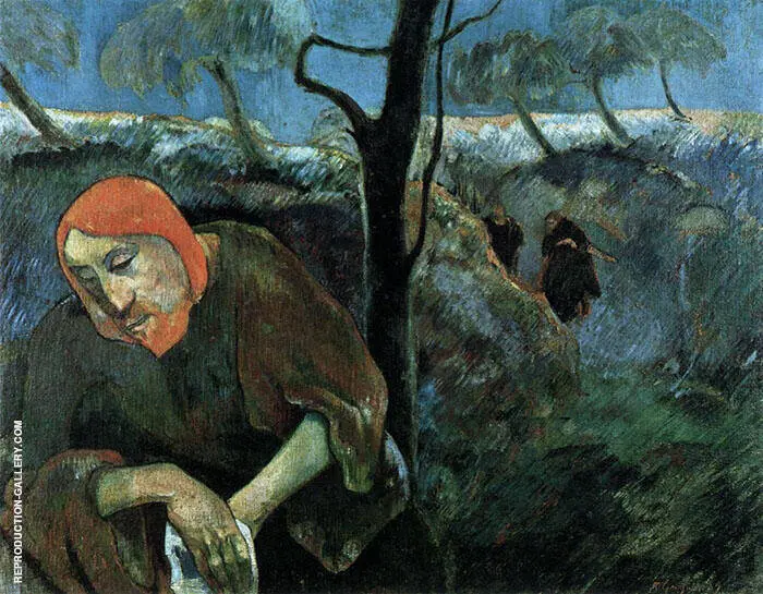 Christ in the Garden of Olives 1899 By Paul Gauguin