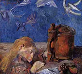Clovis Asleep 1884 By Paul Gauguin