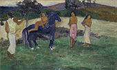 Composition with Figures in a Horse By Paul Gauguin