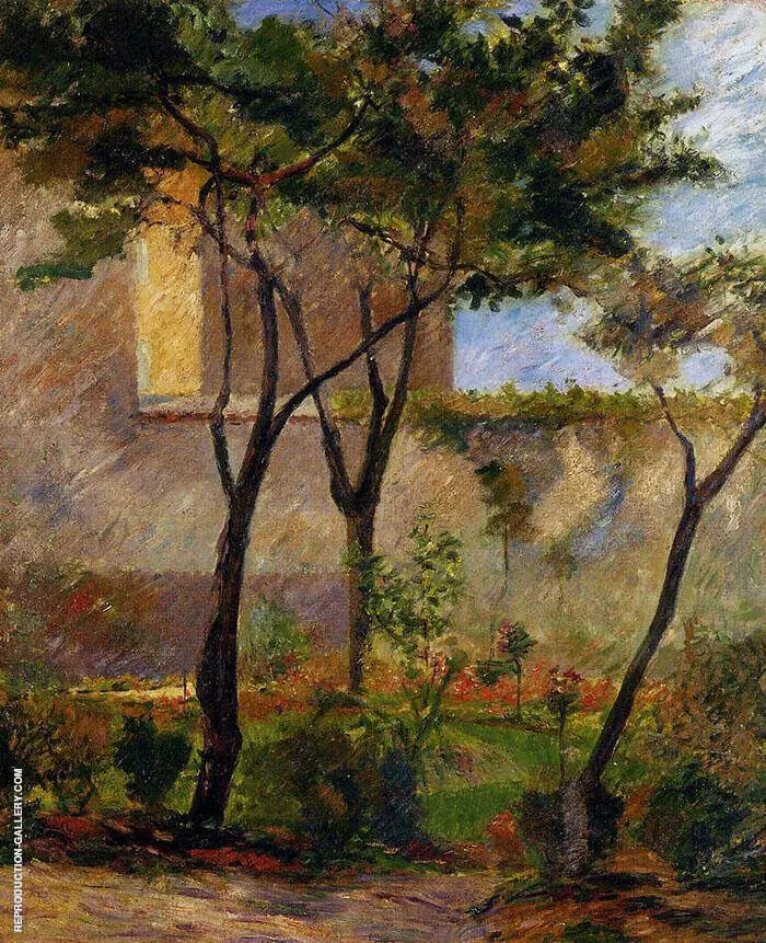Corner of the Garden Rue Carcel 1881 By Paul Gauguin