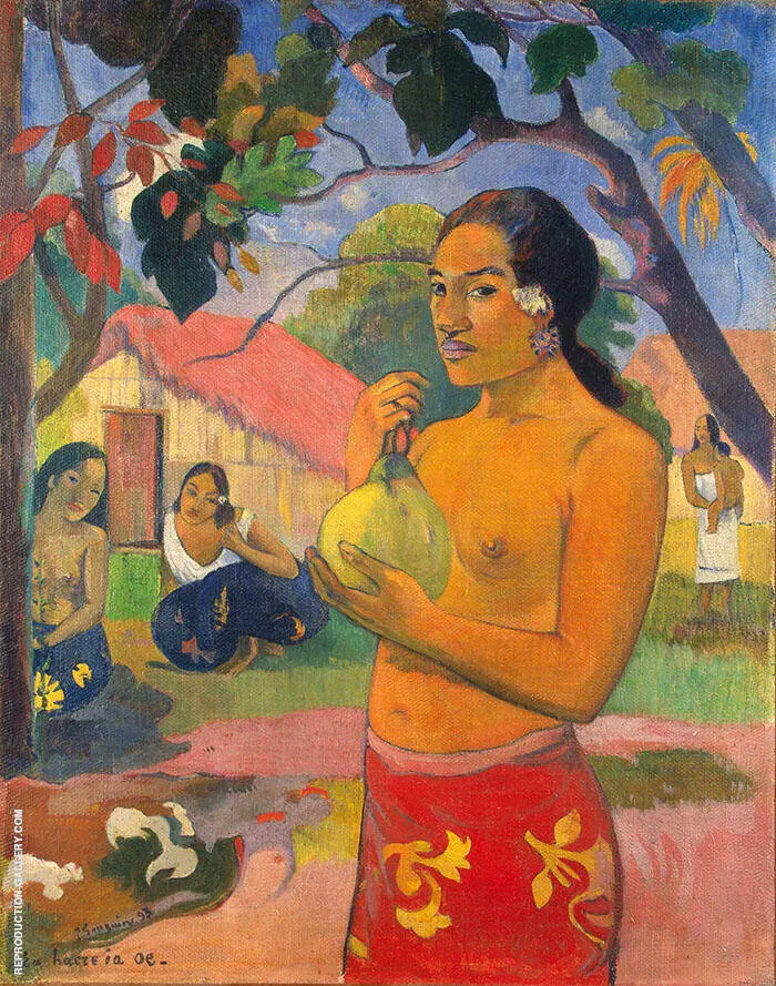 Where Are You Going, Ea Haere ls Oe 1893 By Paul Gauguin