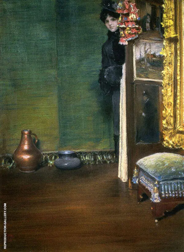 May I Come In By William Merritt Chase