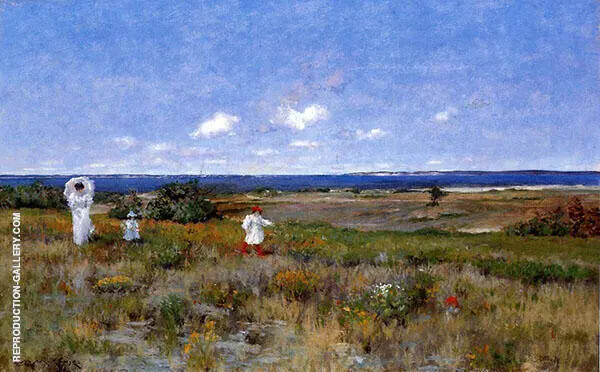near The Beach Shinnecock By William Merritt Chase