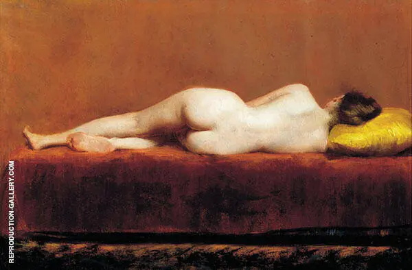 Nude Recumbent By William Merritt Chase