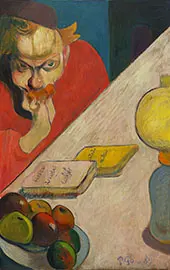 Portrait of Meyer de Hann by Lamplight 1889 By Paul Gauguin