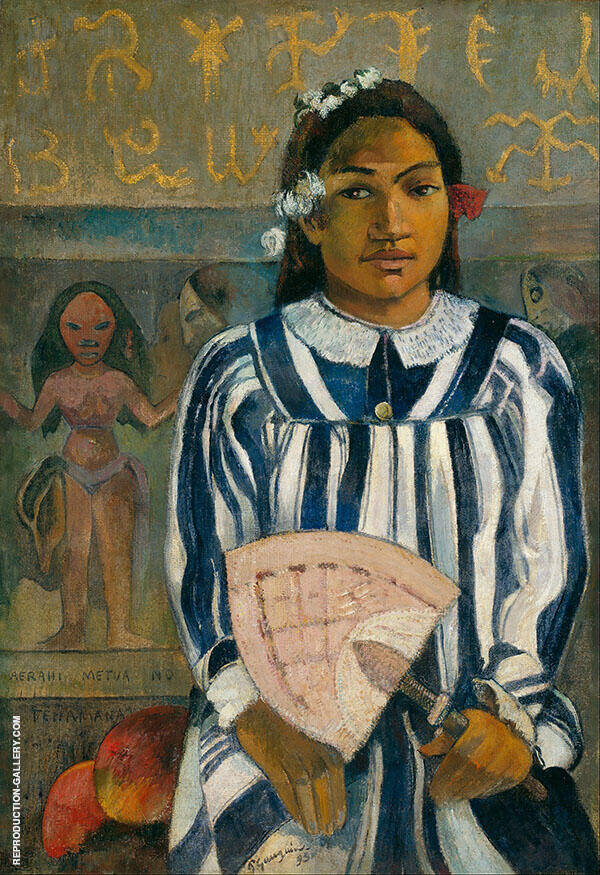 The Ancestors of Tehama Merahi by Paul Gauguin | Oil Painting Reproduction